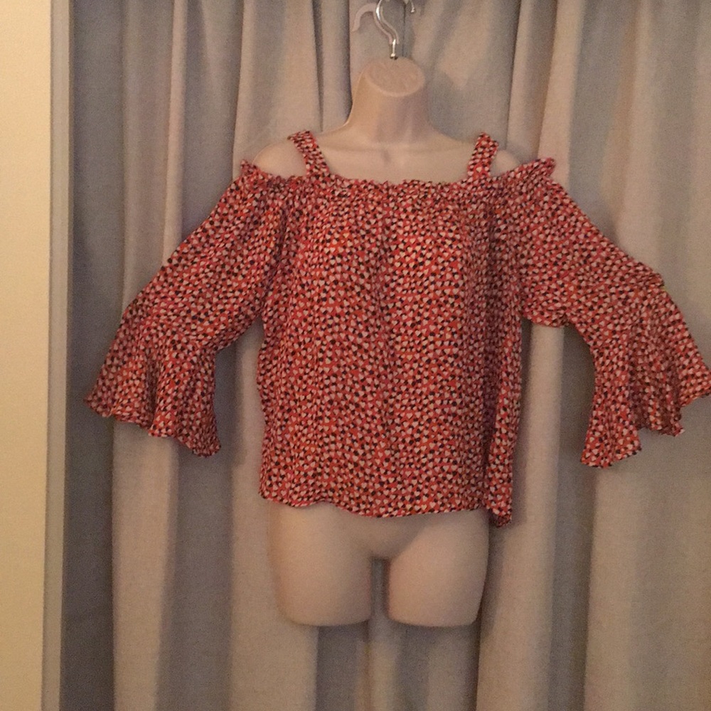 J Crew Ladies off the shoulder blouse